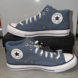 Converse CTAS Malden Street Sneakers Blue Mens Size 10 Mid Top Shoes NEW